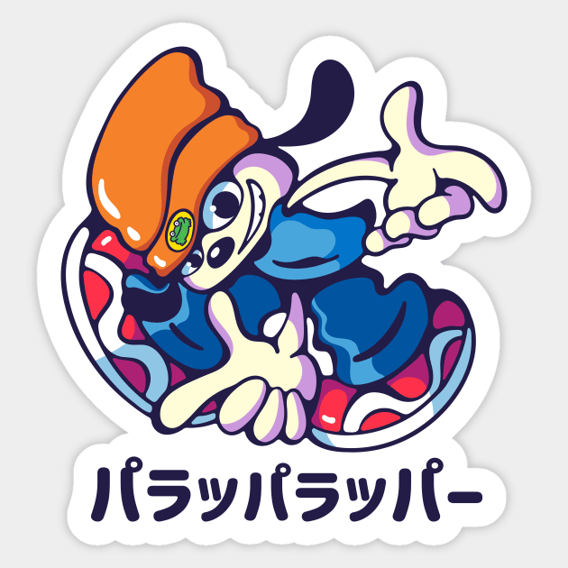 PaRappAdventure POP Sticker by demonigote